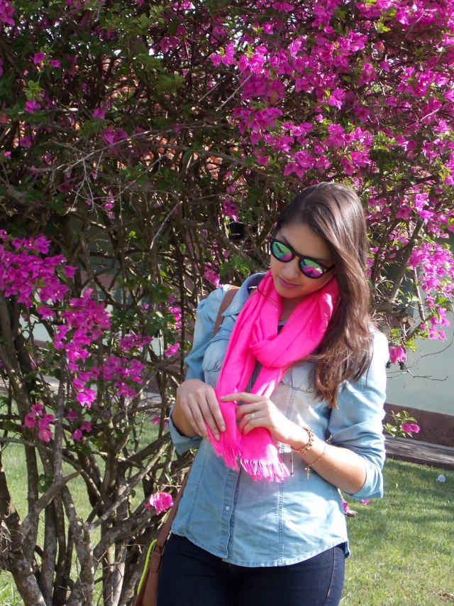 look lenço pink 2