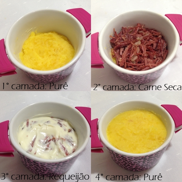 escondidinho de carne seca requeijao