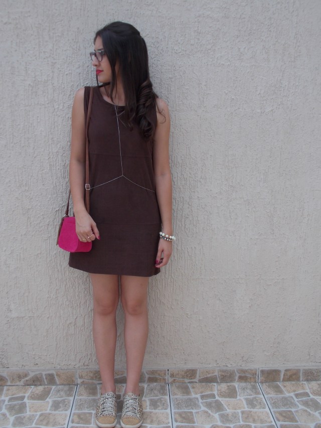 blog fernanda angelo vestido marrom